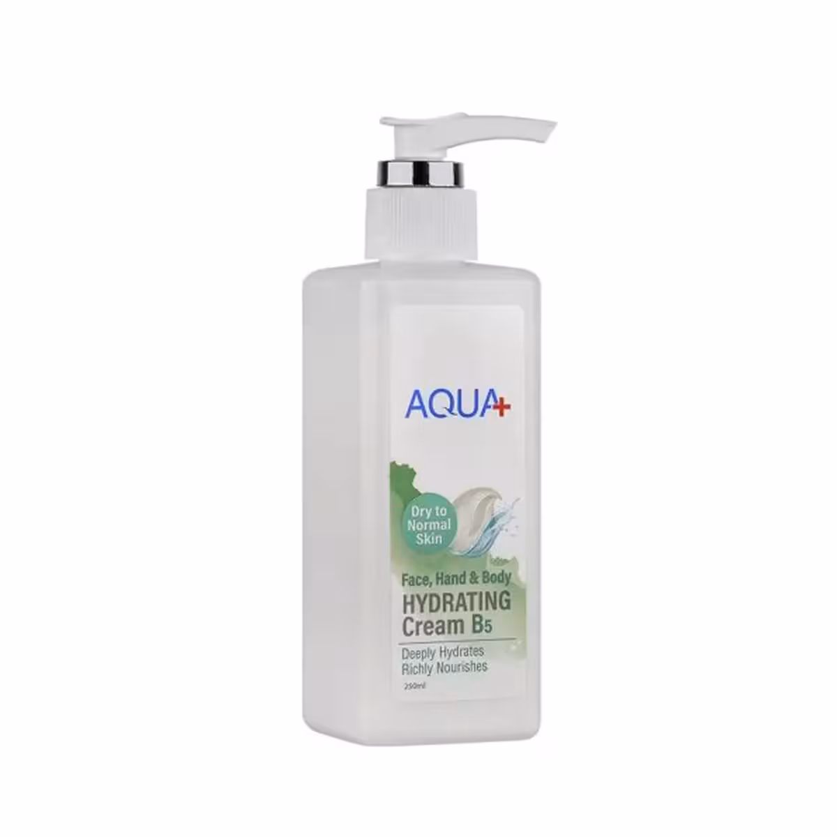 کرم مرطوب کننده آکوا پلاس حاوی ویتامین B5 مناسب پوست خشک تا نرمال