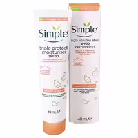 کرم مرطوب کننده و ضد آفتاب سیمپل حاوی SPF30 مدل Protect n Glow حجم 40 میلی