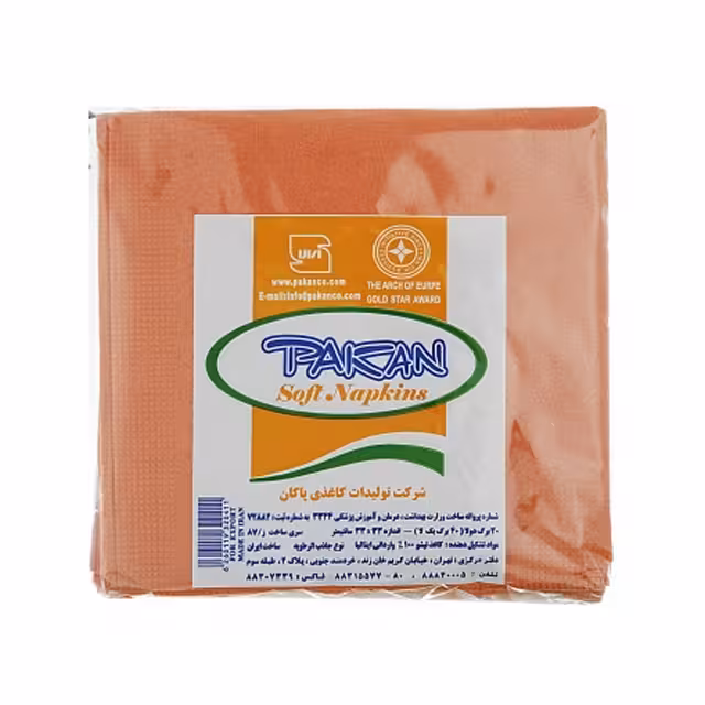 دستمال سفره وارداتی پاکان مدل طرح دار