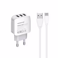 شارژر دیواری کینگ استار مدل KINGSTAR KW163 C به همراه کابل USB-C گارانتی متین