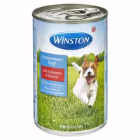 کنسرو سگ بالغ چهار طعم برند winston وینستون 400 گرمی