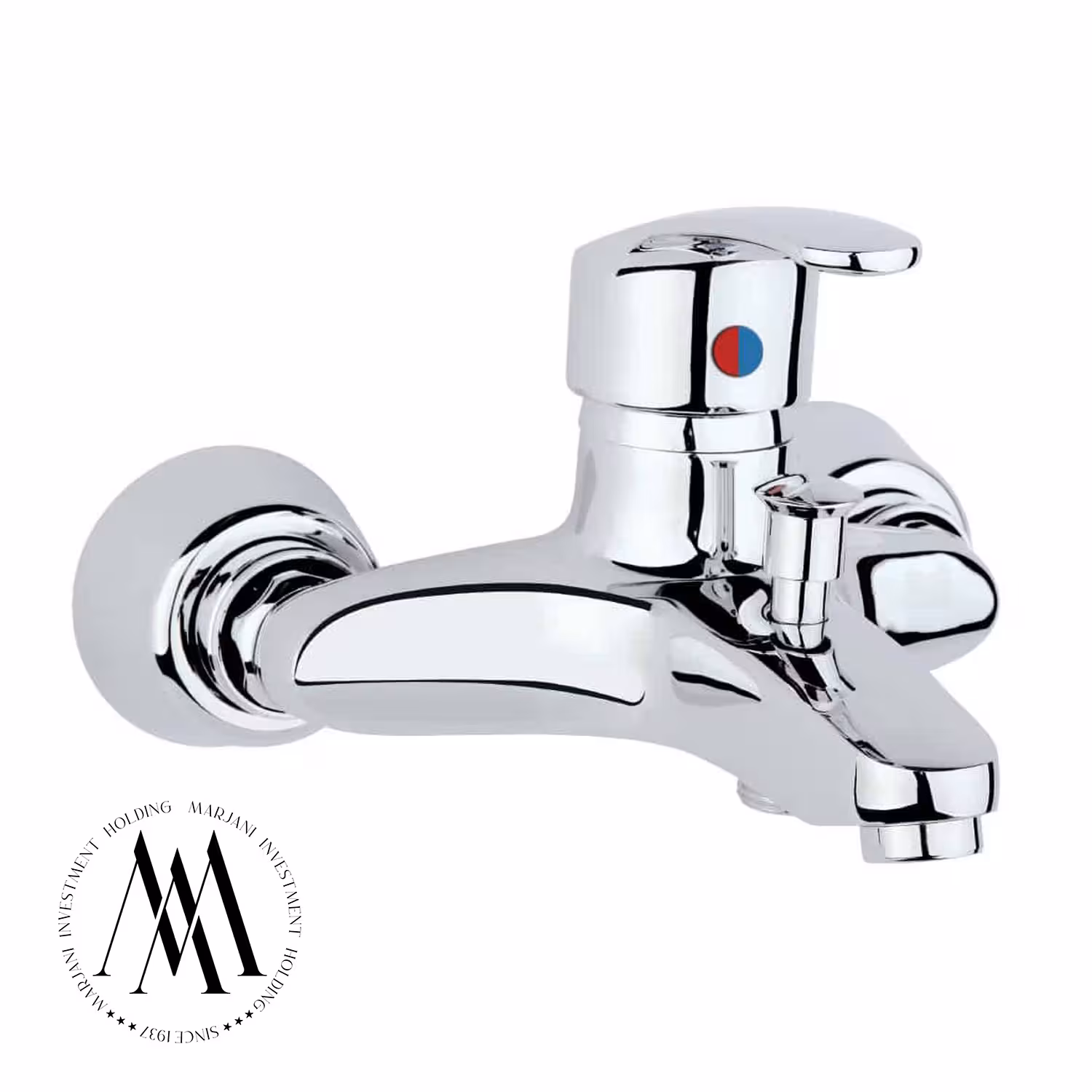 شیر حمام راسان مدل هلیا (کروم)