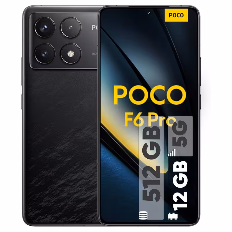 گوشی موبایل شیائومی مدل Poco F6 Pro دو سیم کارت ظرفیت 512 گیگابایت و رم 12 گیگابایت