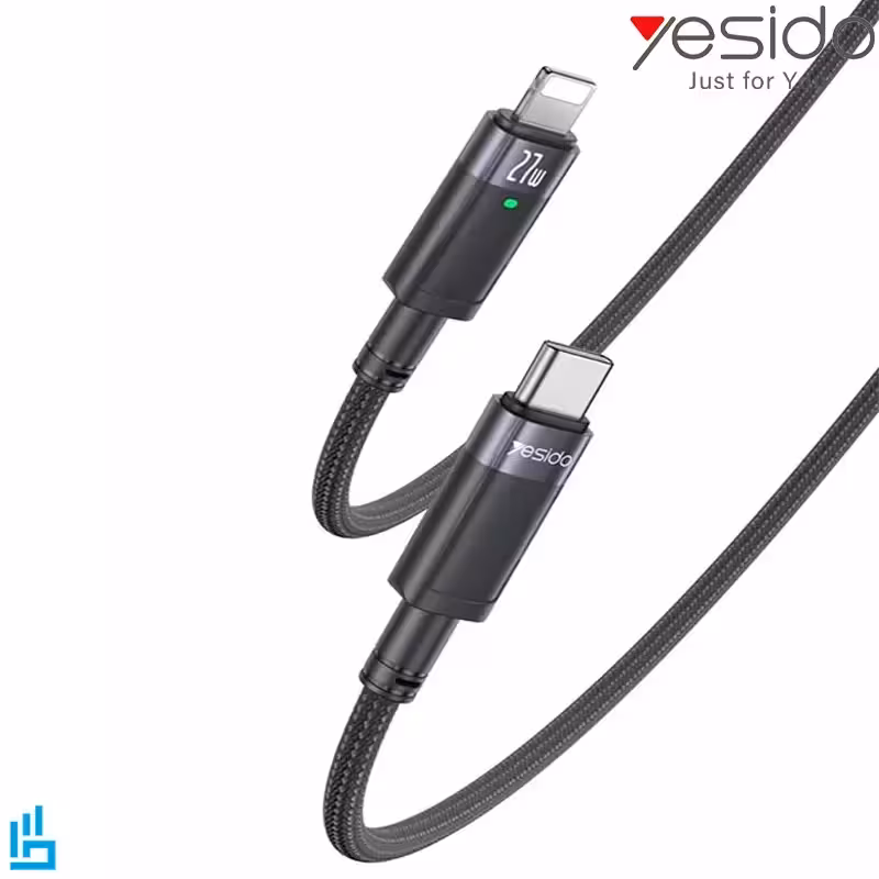 کابل شارژ (تبدیل) تایپ سی type-c به لایتنینگ Lightning آیفونی یسیدو YESIDO CA159 طول 1/2 متر