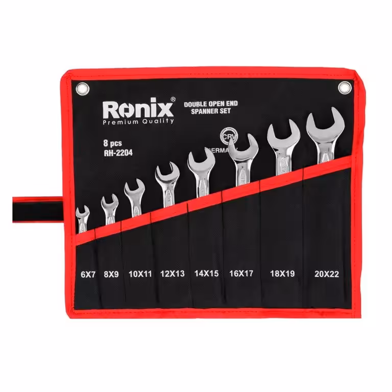 آچار دو سر تخت رونیکس مدل RH-2204 مجموعه 8 عددی