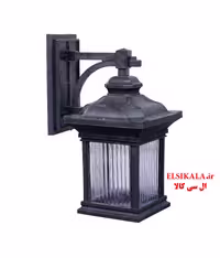 چراغ حیاطی دیواری مدل دیانا، رنگ مشکی، مسی و سفید