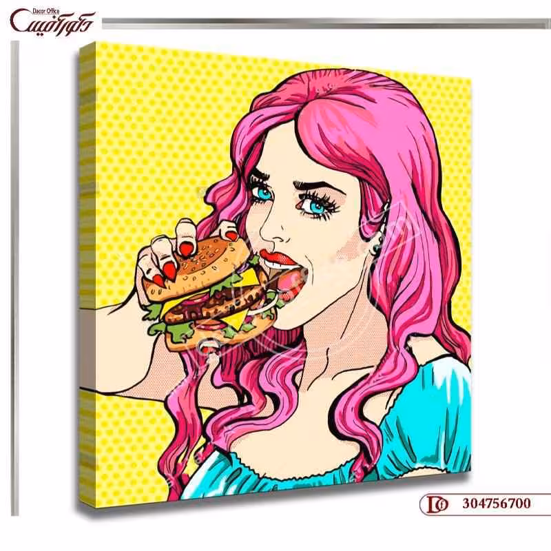 تابلو دکوراتیو فست فود S6700