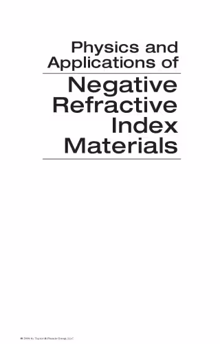 خرید و دانلود نسخه کامل کتاب Physics and Applications of Negative Refractive Index Materials