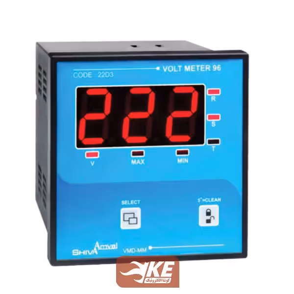 ولتمتر تکی 96 دیجیتال 22D3 شیوا امواج مدل VMD-MM