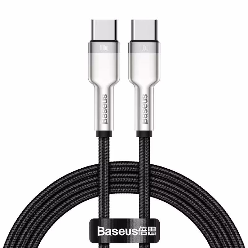 کابل تبدیل Type-C به تایپ سی (USC-C) باسئوس مدل CATJK-C01 طول 1 متر