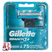 تیغ یدک 3 لبه ژیلت مدل Mach 3 Plus بسته 5 عددی | Gillette Mach 3 Plus Blade 5 pcs