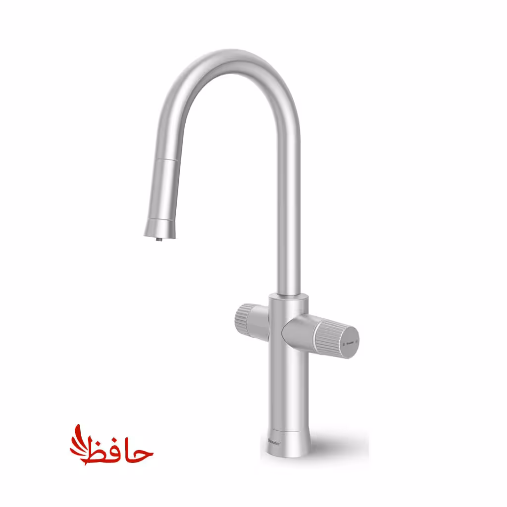 شیر ظرفشویی دومنظوره و شاوری شودر مدل هاربر کروم مات