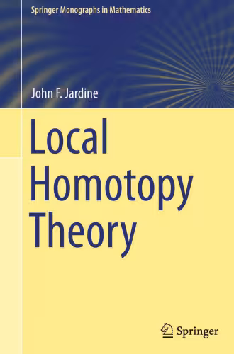 خرید و دانلود نسخه کامل کتاب Local Homotopy Theory