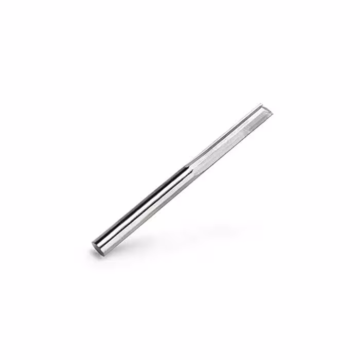 خرید و قیمت فرز اندمیل End Mill دوپر طول کارگیر 22mm قطر 3.175mm
