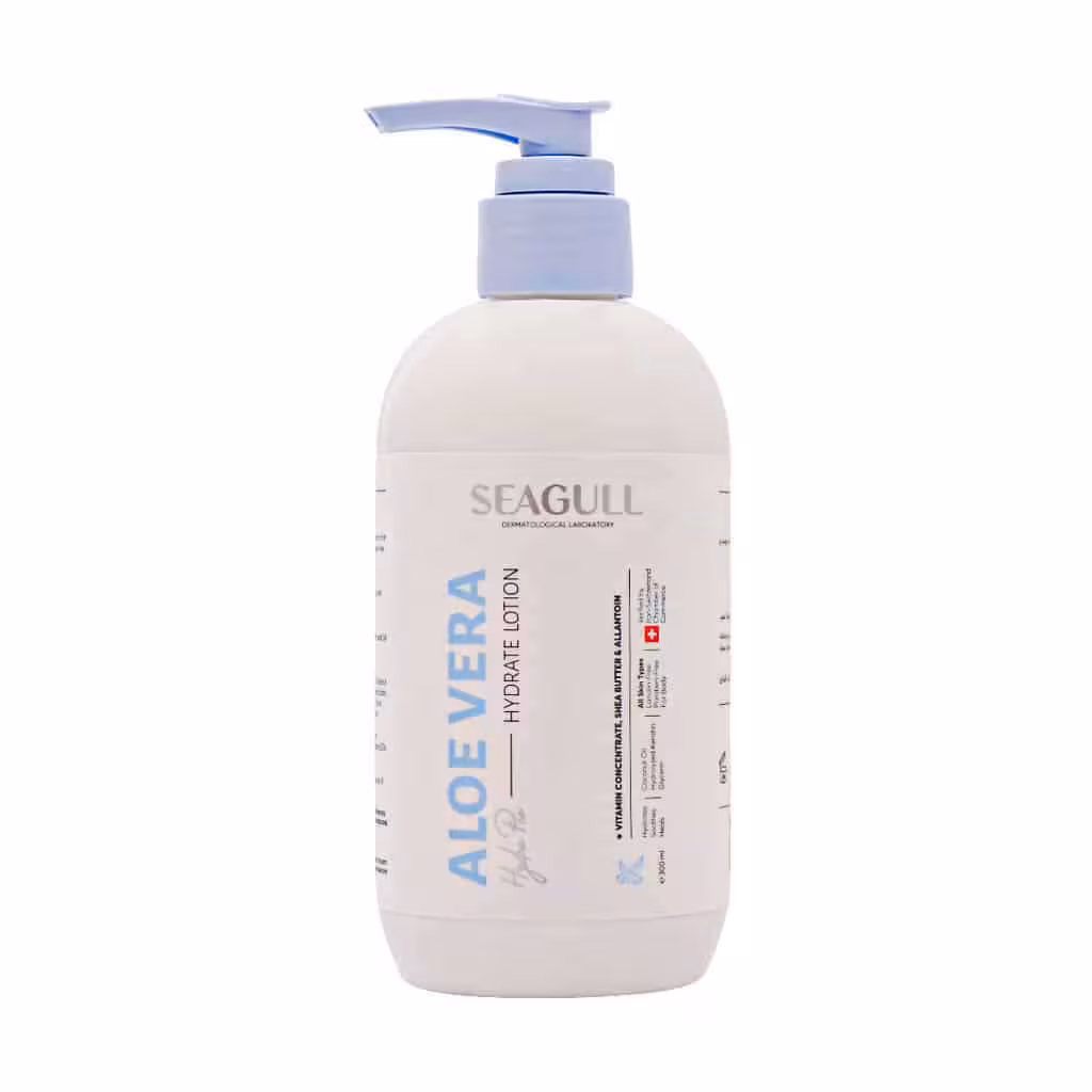 لوسیون مرطوب کننده سی گل حاوی عصاره آلوئه ورا 300 میلی لیتر | Seagull Body Beauty Aloe Vera Extract Lotion