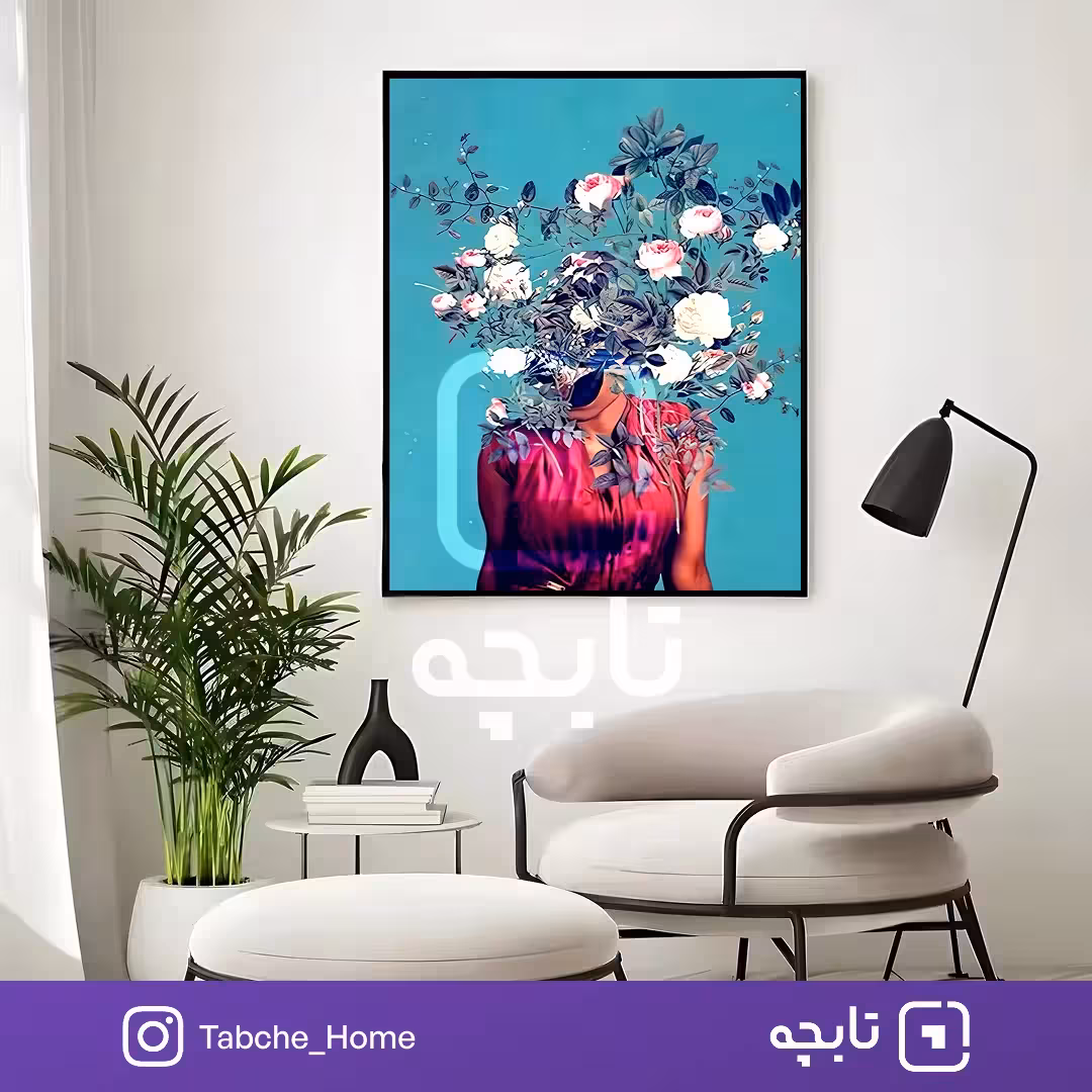 تابلو دیواری رویایِ گُلگون