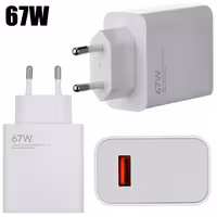 آداپتور شارژر 67W سوپر فست سر جعبه Xiaomi  MDY-12-EH بدون پک