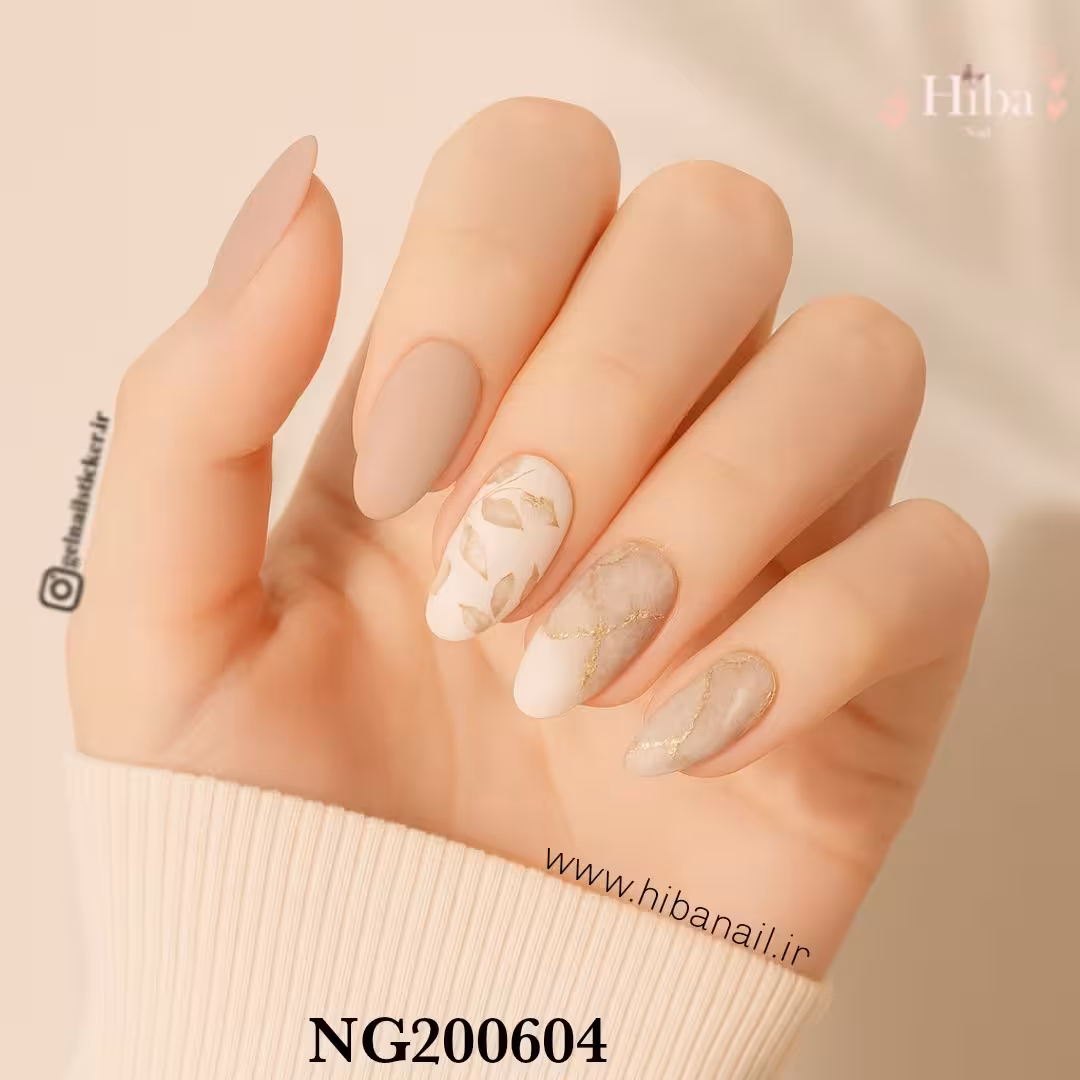 استیکر ژله ای کاشت ناخن (نیل رپ)_کد NG200604