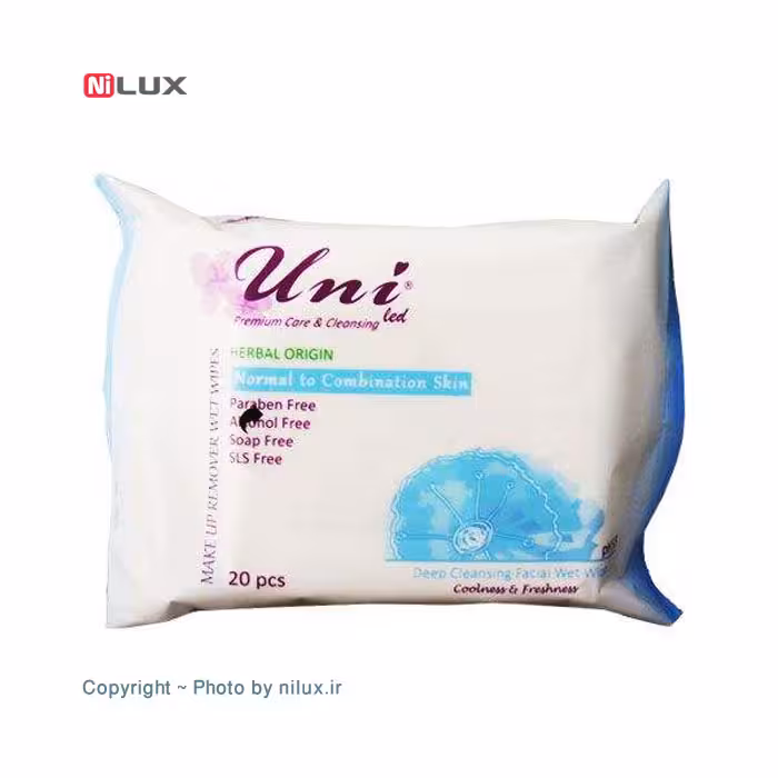 دستمال مرطوب یونی لد کد 260 بسته 20 عددی