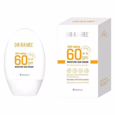 کرم ضد آفتاب تخم مرغی دکتر راشل 60% DR.RASHEL