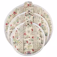 ست دم‌کنی 3 تکه منسوجات خسروشاهی برتر مدل بندی طرح شکوفه کد DAM11 | کالا مکس