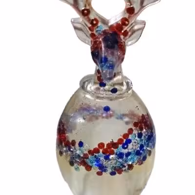 جعبه تخم مرغی کله گوزنی منجوق دستساز رزینی