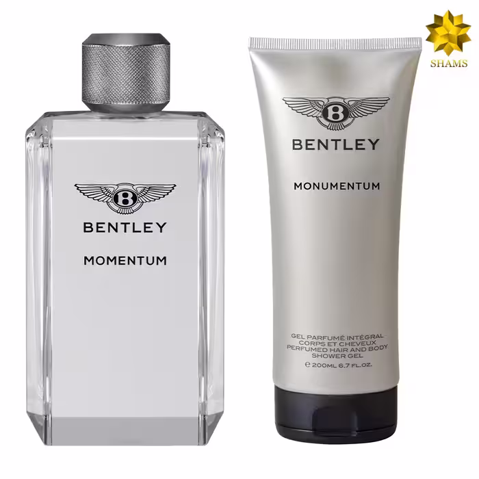 Bentley Momentum Edt 100ml ست همراه با ژل شستشوی بدن و عطر مو 200 میل