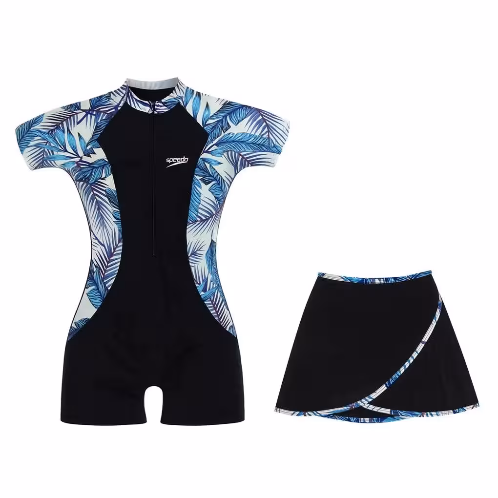 مایو 2 تکه زنانه طرح شاخ و برگ مدل 5371-788P