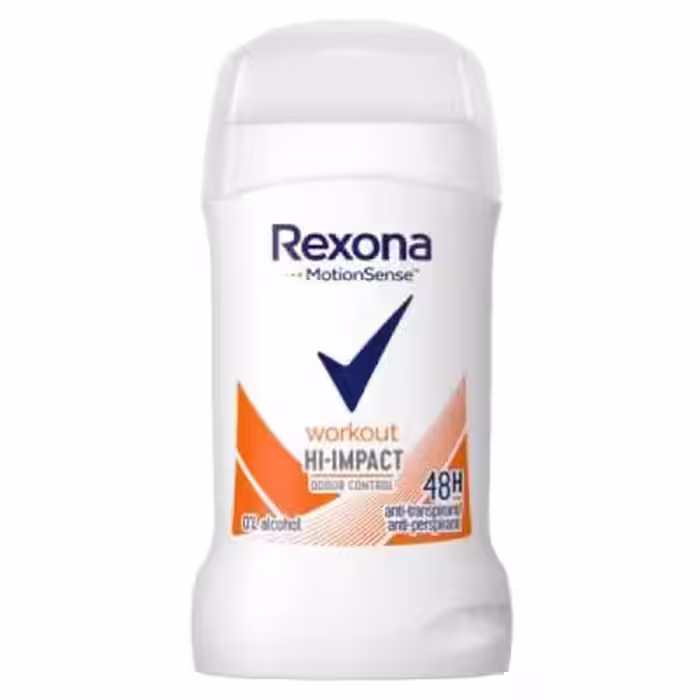 استیک ضد تعریق زنانه رکسونا Rexona مدل workout hi impact حجم 40 میل