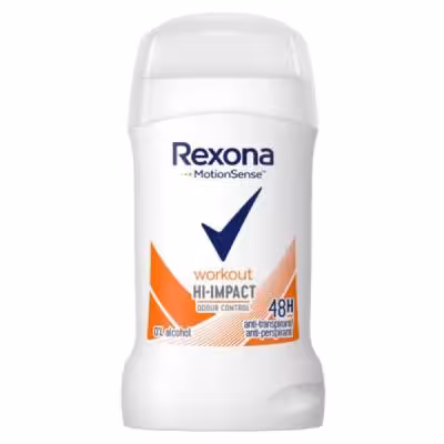 استیک ضد تعریق زنانه رکسونا Rexona مدل workout hi impact حجم 40 میل