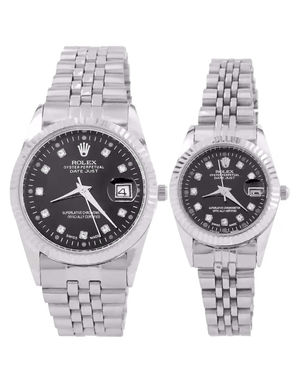 ست ساعت مچی رولکس ROLEX طرح دیت جاست مدل 2104