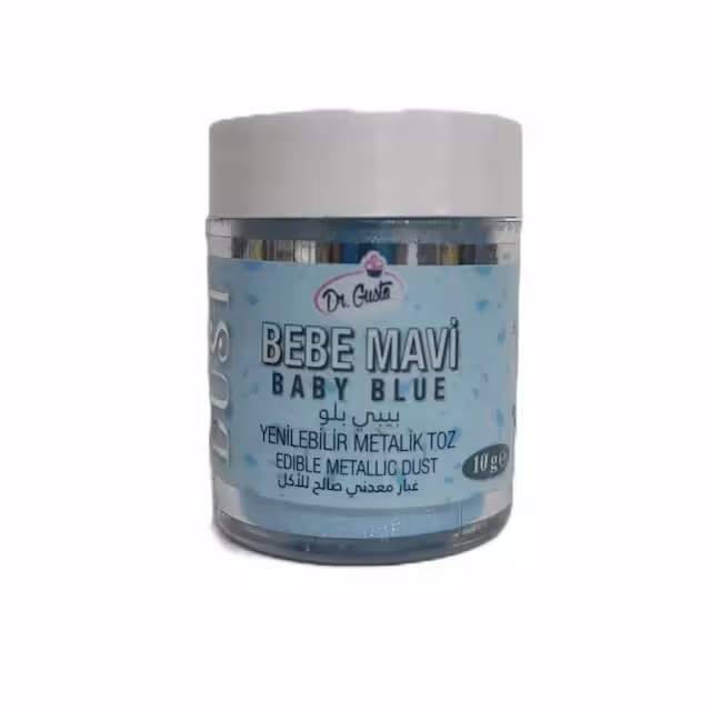 اکلیل خوراکی آبی کمرنگ نوشیدنی