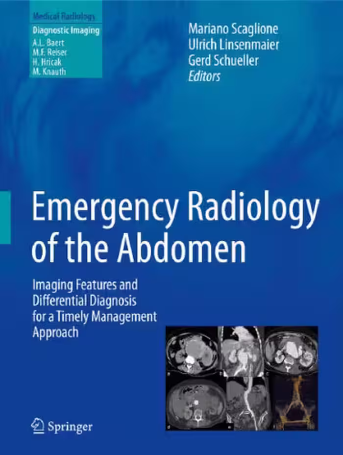 خرید و دانلود نسخه کامل کتاب Emergency Radiology of the Abdomen: Imaging Features and Differential Diagnosis for a Timely Management Approach