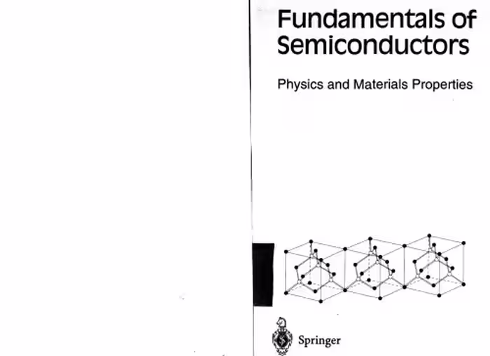 خرید و دانلود نسخه کامل کتاب Fundamentals of Semiconductors Physics and Materials Properties