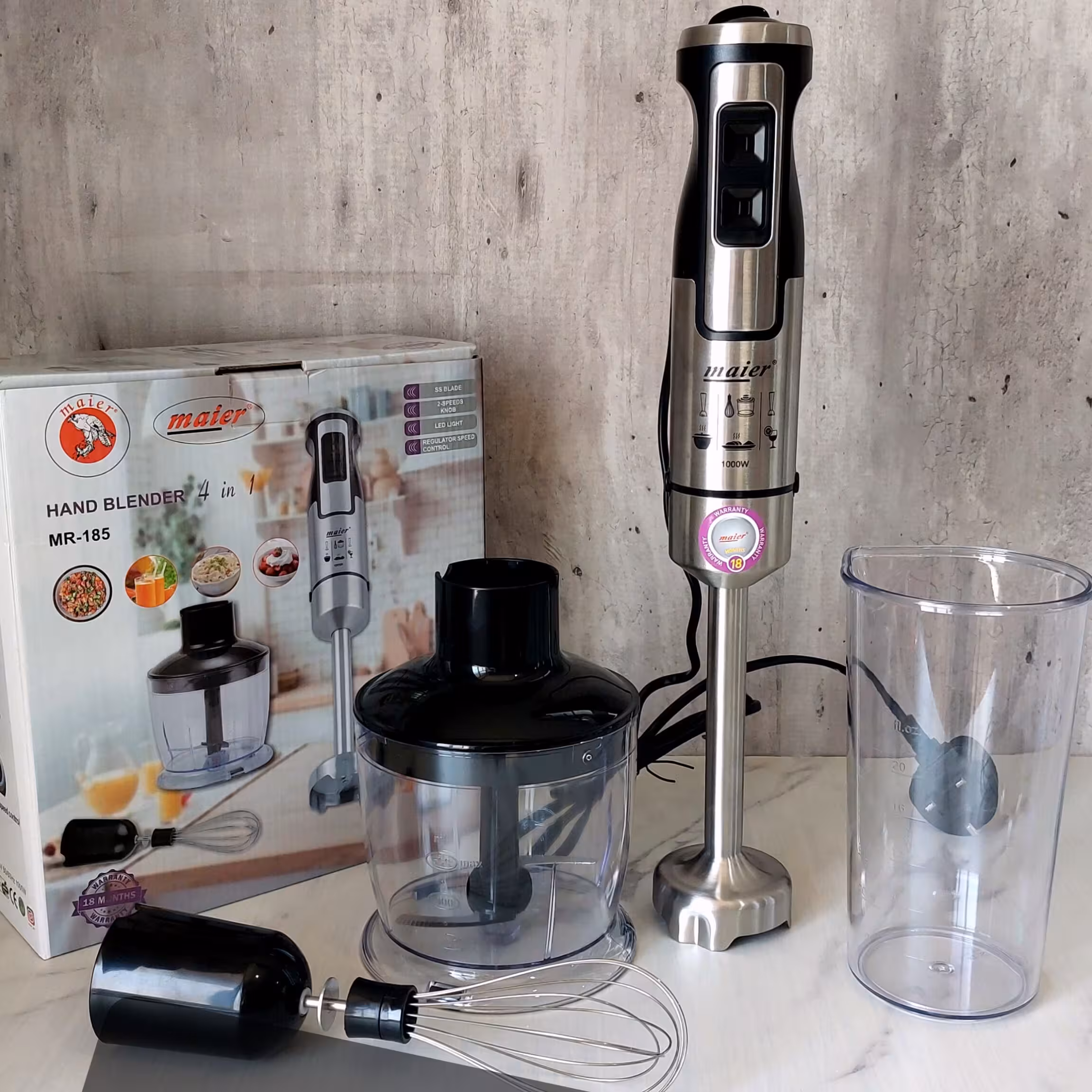 گوشتکوب 3کاره مایر مدل MR 185