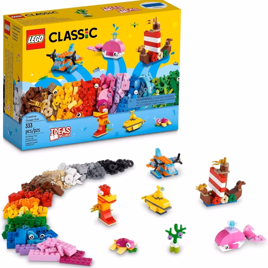 لگو اورجینال وارداتی سری کلاسیک 333 قطعه کد 11018