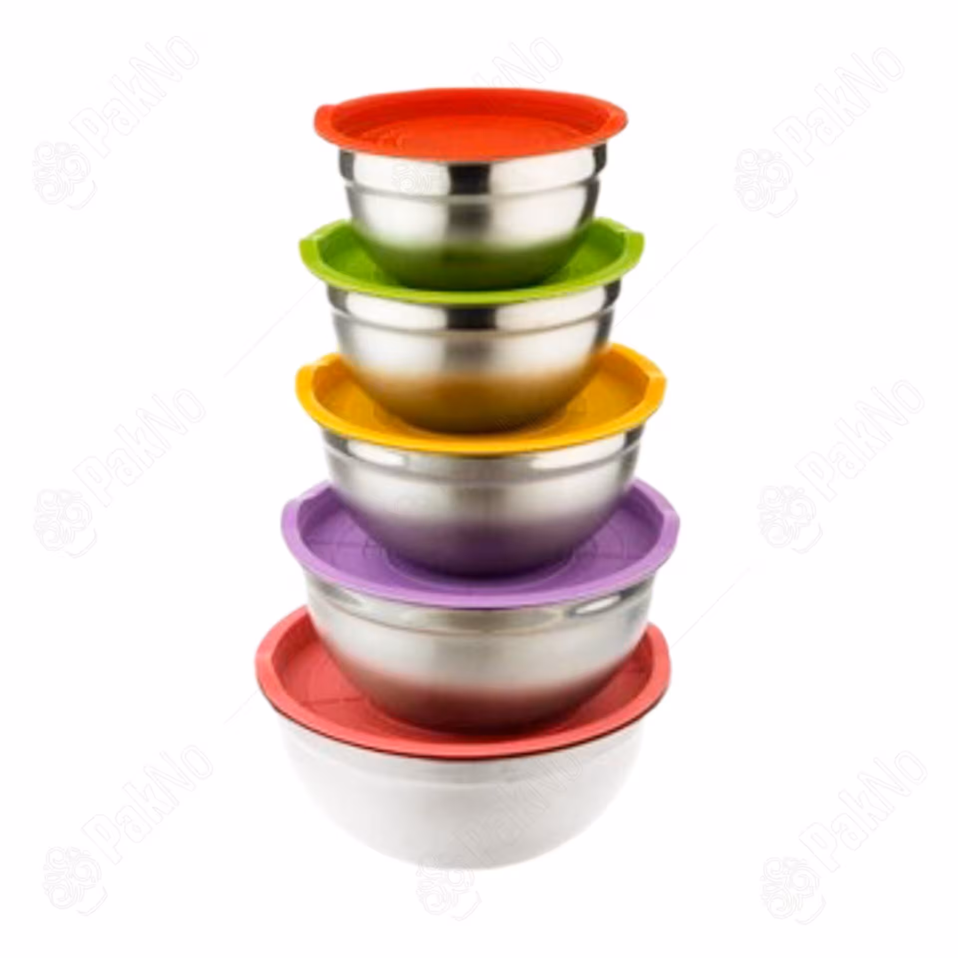 لگن درب دار مجموعه 5 عددی