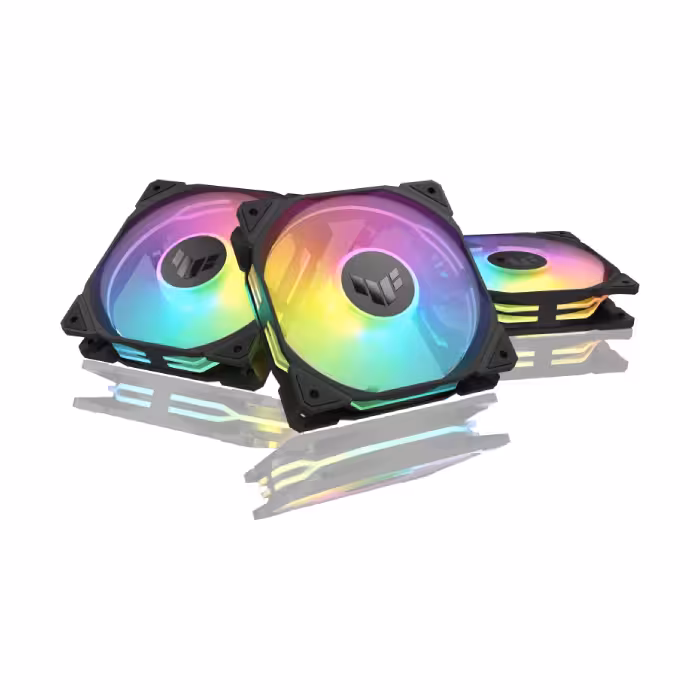 فن کیس ایسوس مدل TUF Gaming TR120 ARGB Reverse بسته سه عددی