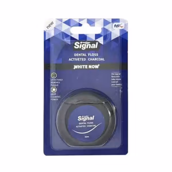 نخ دندان سفید کننده سیگنال حاوی زغال فعال 50 متری