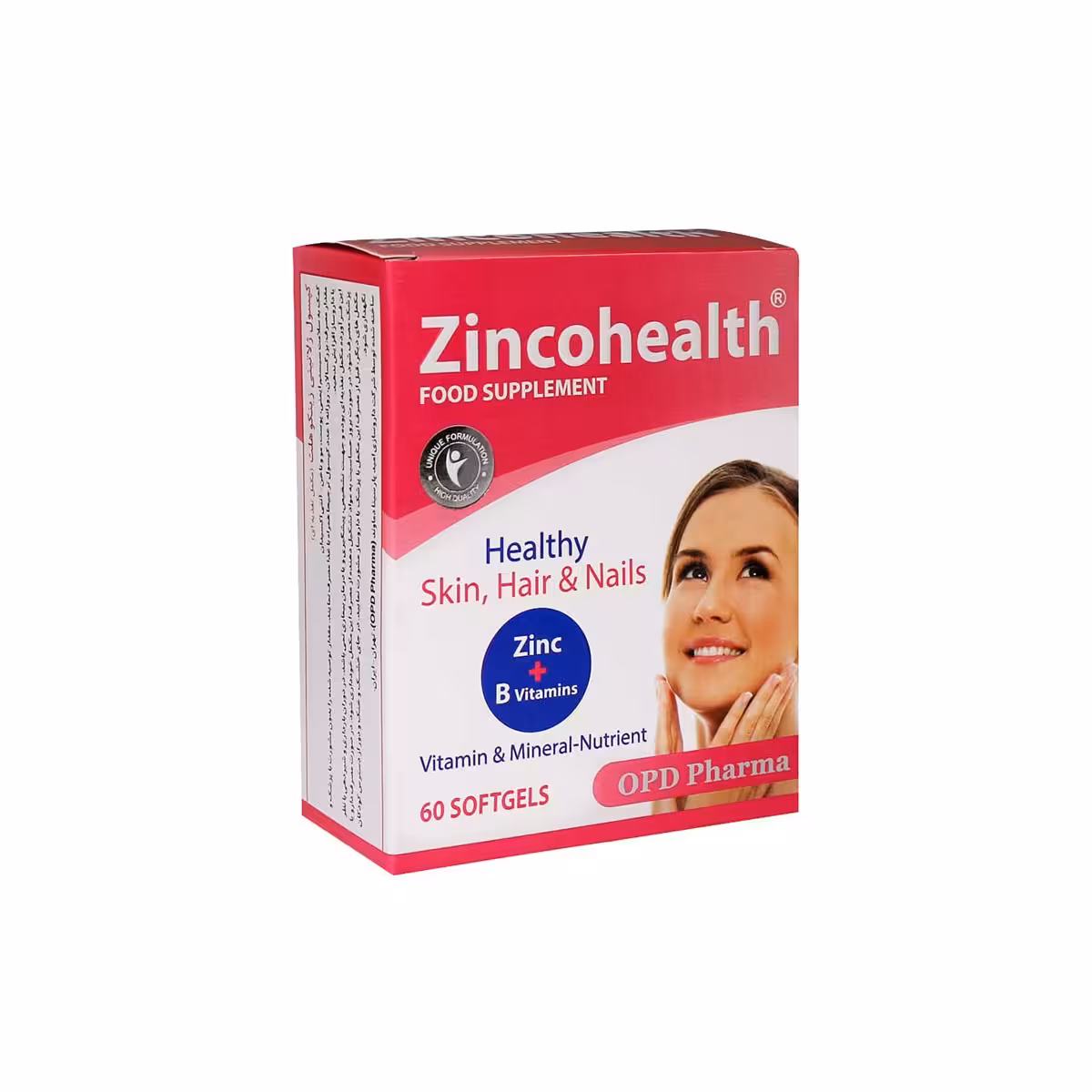 کپسول زینکو هلث 60 عددی او پی دی فارما-OPD Pharma