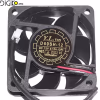 فن 6در6 در 2.5 12ولت 180 میلی امپر بلبرینگی