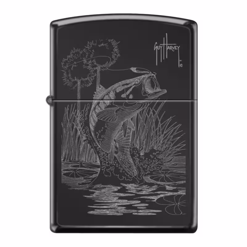 فندک زیپو Zippo مدل Z-46728 | فندک بنزینی طرح ماهیگیری کلکسیونی | قابلیت پر کردن مجدد | ساخت آمریکا | با گارانتی مادام العمر | مناسب برای مجموعه‌داران و کلکسیونرها