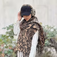 شالگردن موهر پلنگی