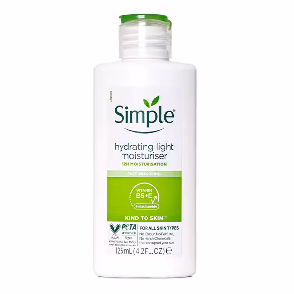 کرم آبرسان و مرطوب کننده سیمپل مدل light حجم 125 میل