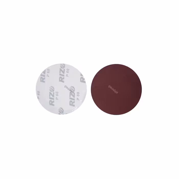 سنباده دیسکی پشت کرکی اکسید قرمز قطر 180 ریزو RIZO مش 60