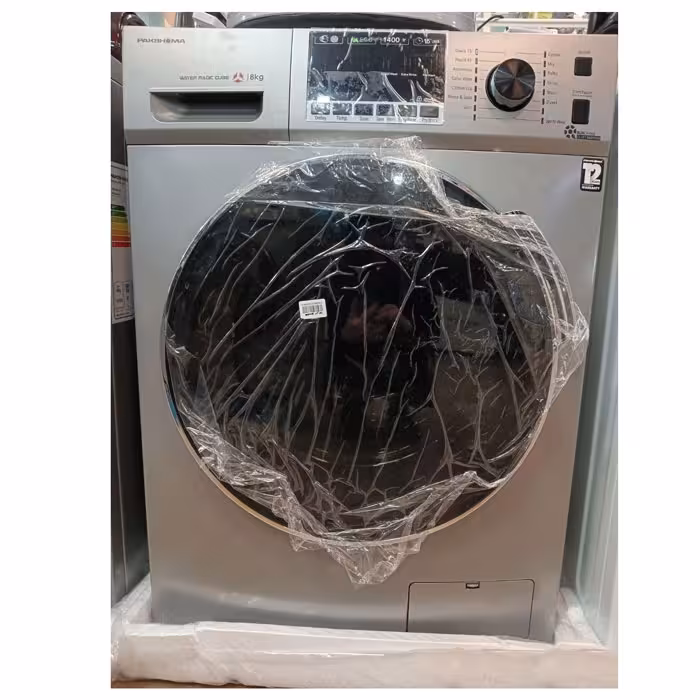 ماشین لباسشویی پاکشوما 8 کیلویی نقره ای مدل BWF-40804 ST