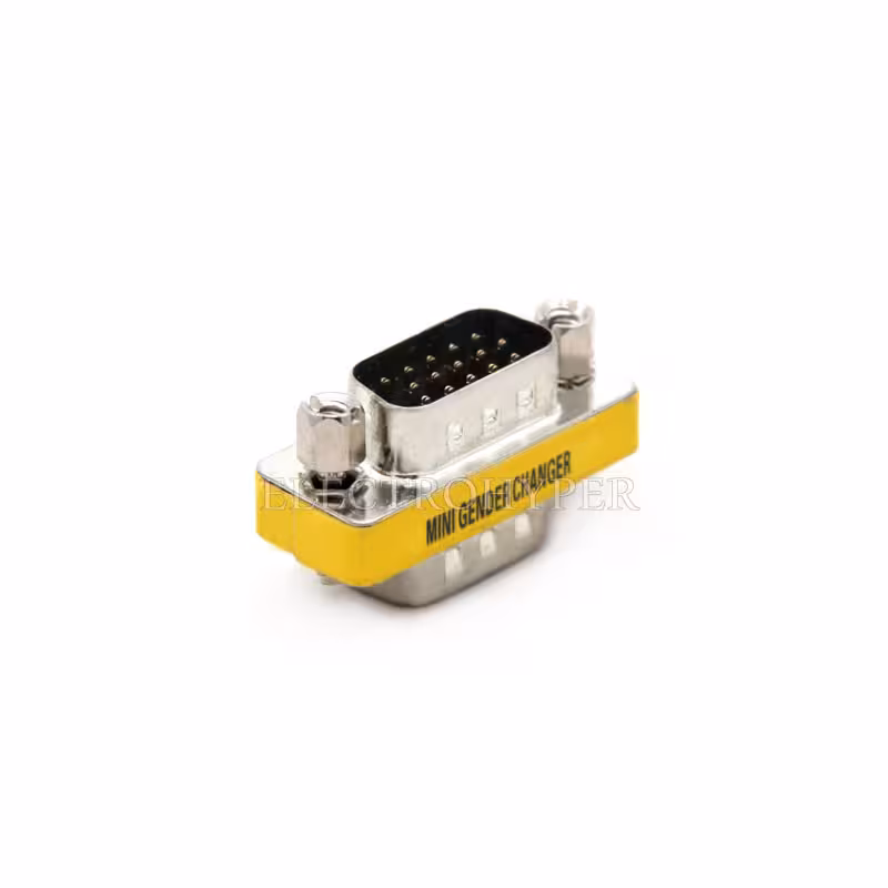 D-SUB HD رابط 15 پین دو سر نری DB15 M-M