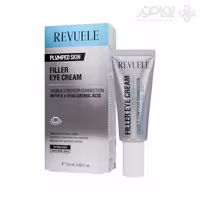 کرم فیلر و ضد چروک دور چشم روئل مدل PLUMPED SKIN حجم 25 میل
