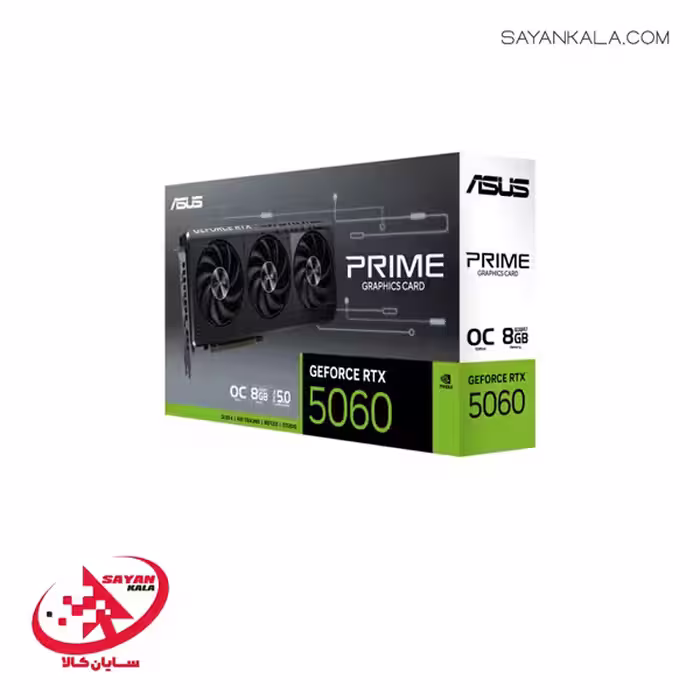 کارت گرافیک ایسوس مدل GRAPHICS CARD ASUS PRIME OC Geforce RTX 5060 8GB