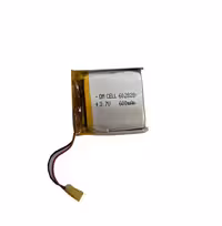 باتری لیتیوم پلیمر 3.7 ولت 600 میلی آمپر 602828